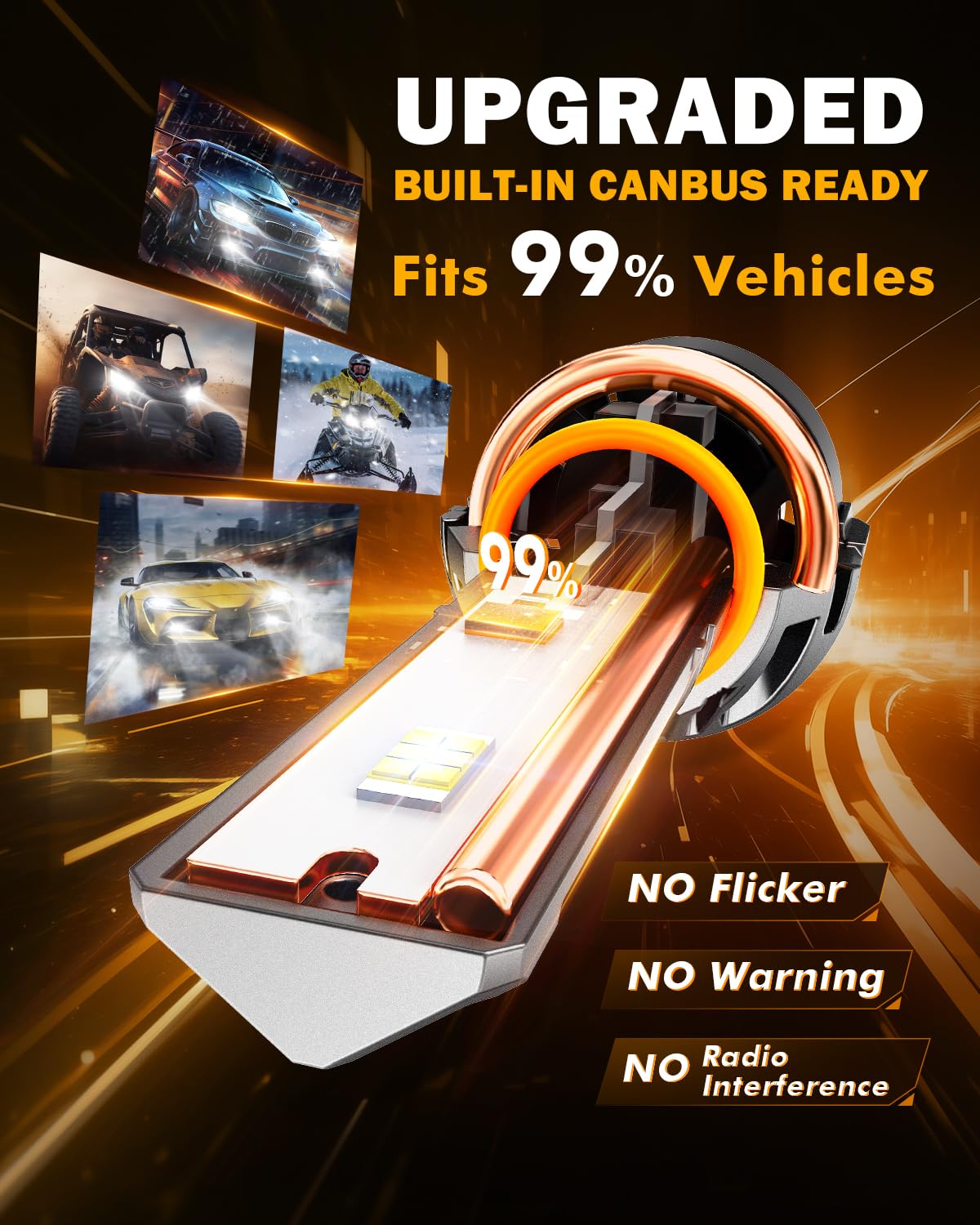 Auxbeam 9005Fog Lights, F18 Series HB3 Powersports Light - Image 3