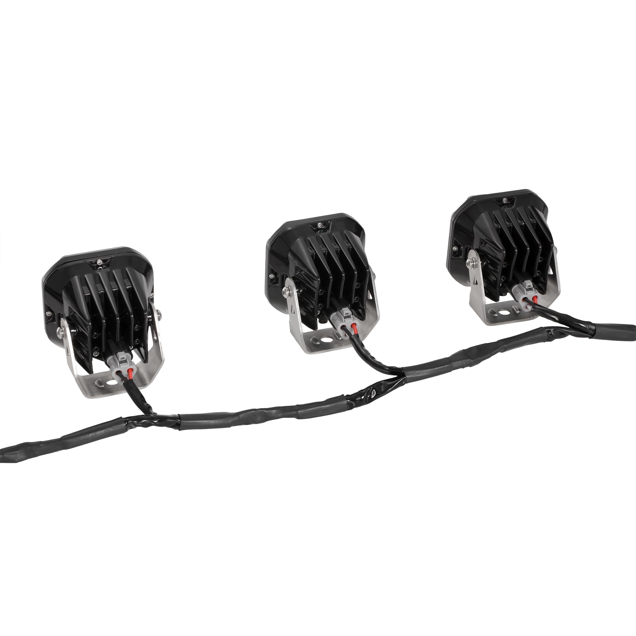 Auxbeam RGB Series Only 8-Lead Wiring Harness Kit 12V with 40A Fuse & Relay 3-PIN DT Plug - Image 4