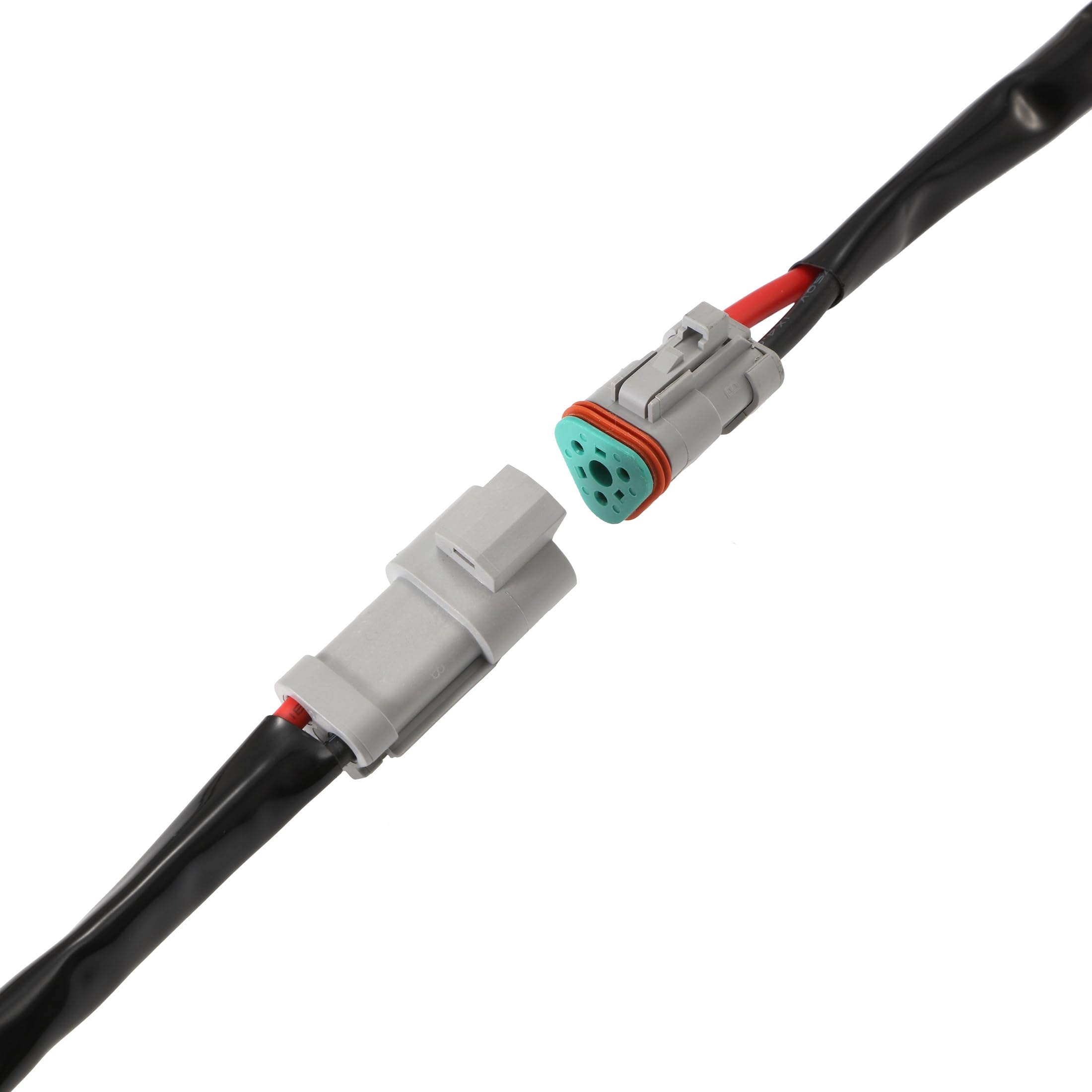 Auxbeam Wiring Harness Kit 18AWG 3PIN DT Plug Wiring Harness ML 10AWG+DRL for 6 PCS LED Pod Lights LED Offroad Lights - Image 8