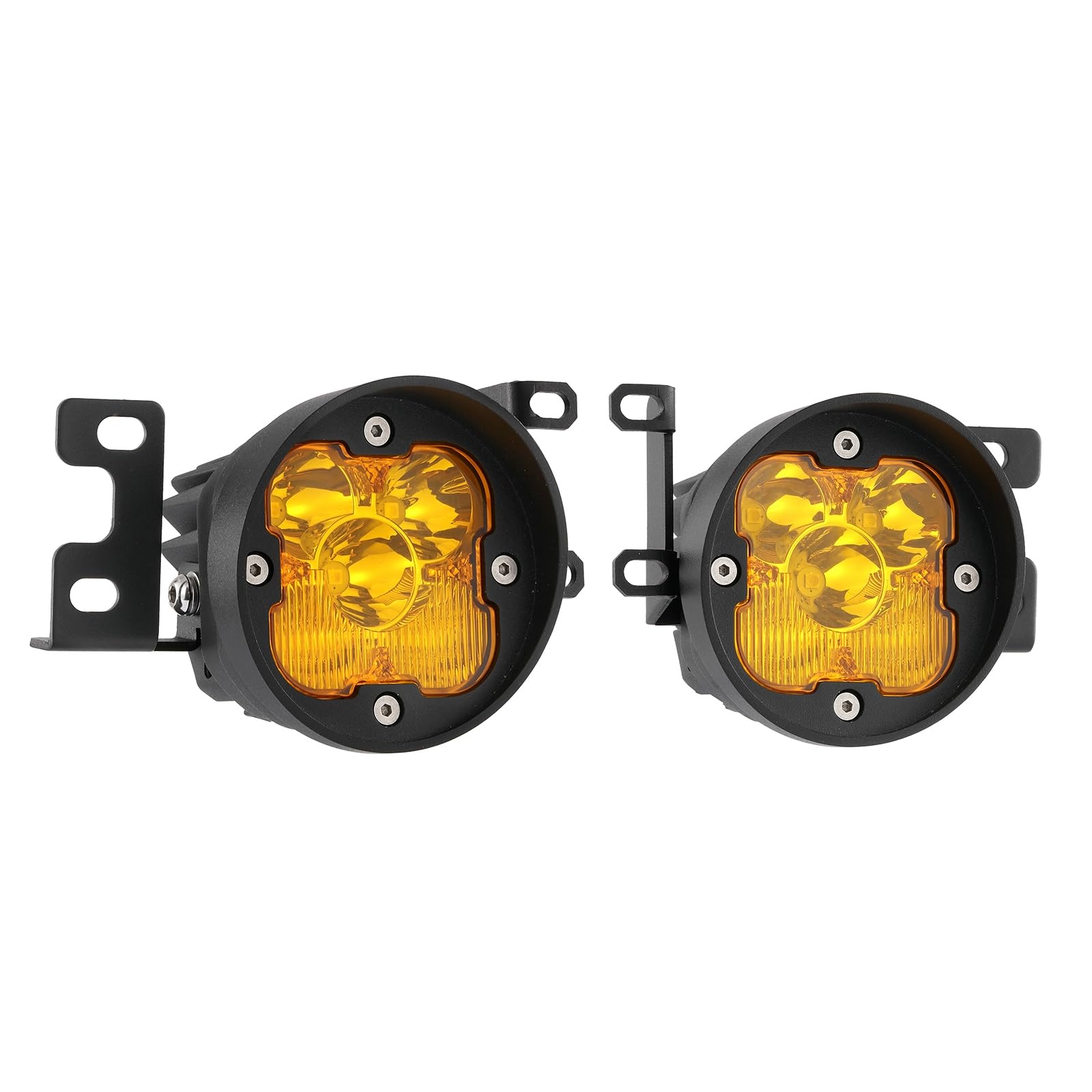 Auxbeam XP-Ultra Series 3" Spot Beam LED Pods with Flush Mount Brackets Bundle for Toyota 2012-2022 Tacoma, 2010-2022 4Runner, 2014-2022 Tundra - Image 7
