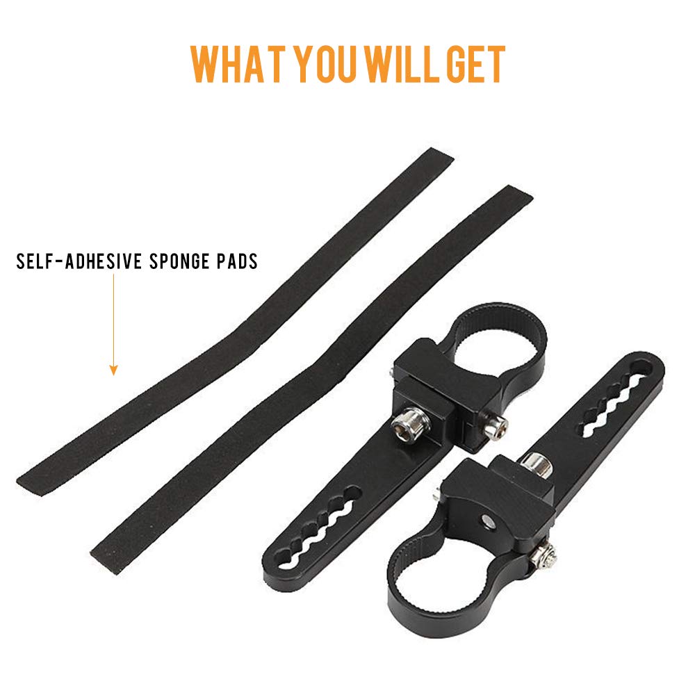 Mounting Kit (2pcs) for 1.75 Inch Light Bar: Bull Bar & Roll Cage Clamps by Auxbeam - Image 4